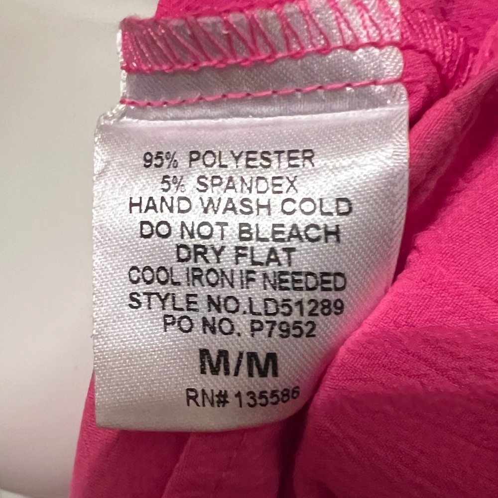 Hot Pink Fuchsia One Shoulder Beautifully Draped Maxi Dress - M - Long​ - Picture 4 of 4